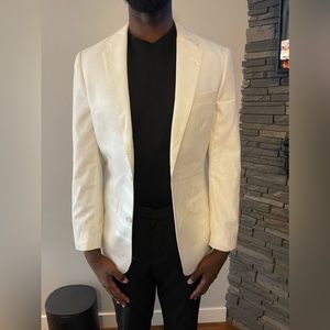 White Slim Fit Blazer